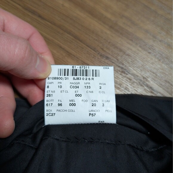 VTG Polo Ralph Lauren Virgin Wool Pants Mens 36x30 Made in Italy Pleated Cuffed - Picture 5 of 12